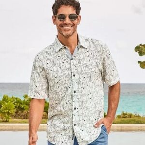 Tommy Bahama Mojito Bay Sippin' Soiree Island Zone Short Sleeve Shirt Men's XXXL